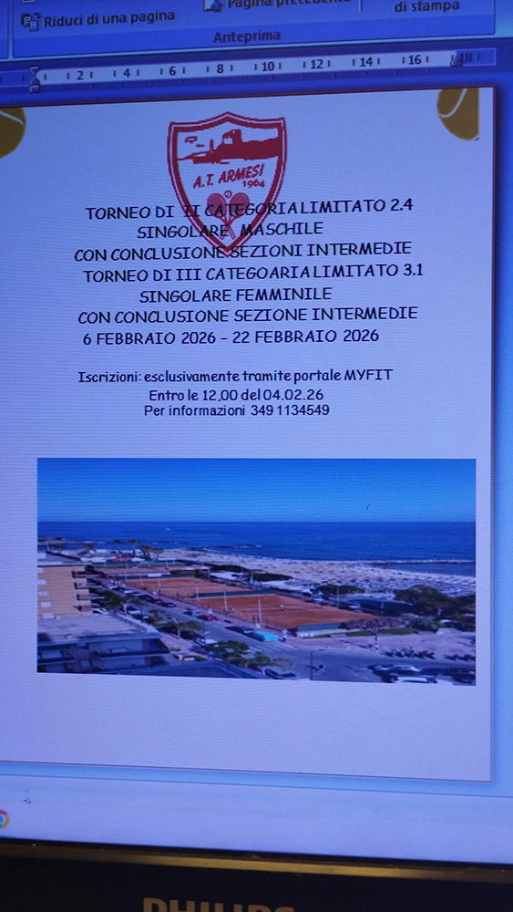 AT ARMESI | Torneo di Categoria Febbraio 2026